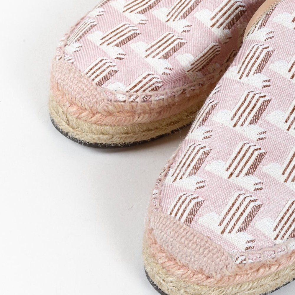 Lanvin Pink Monogram Espadrilles - Picture 5 of 10
